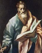 GRECO, El Apostle St Matthew France oil painting artist